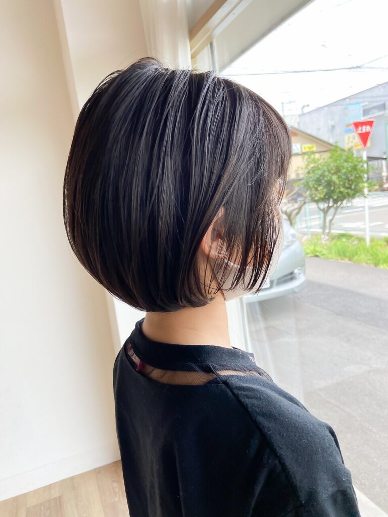 【岐阜茜部/ショートスタイル】まとまるボブスタイル