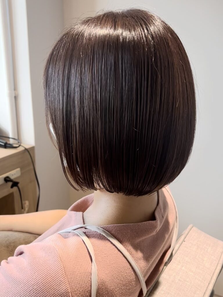 【岐阜茜部/ショートヘア】艶髪ボブ