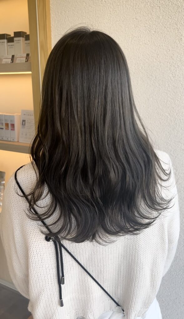 〔D.ct片山〕カーキグレージュカラー